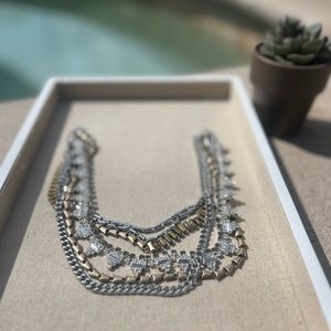 Stella & Dot Sutton necklace. Multi tone